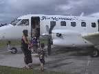 plane in aitutaki